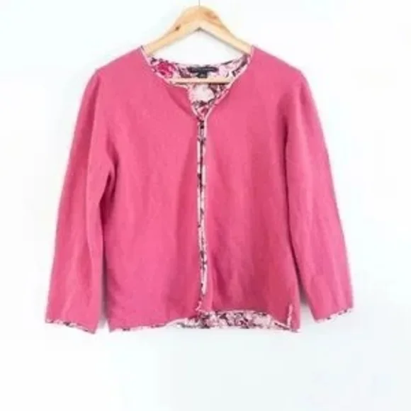 Banana Republic Factory Cream and Pink Cardigans - Picture 2 of 4